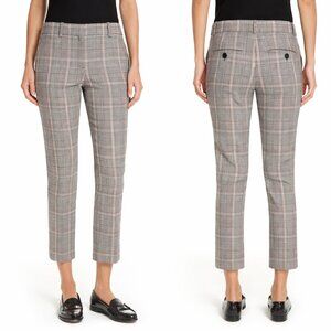 Theory Treeca 2_Deco Portland Plaid Crop Trouser Pants